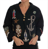 Dolce & Gabbana Blue Crystal MAMMA Sicily Jacket -   -  Dolce & Gabbana.